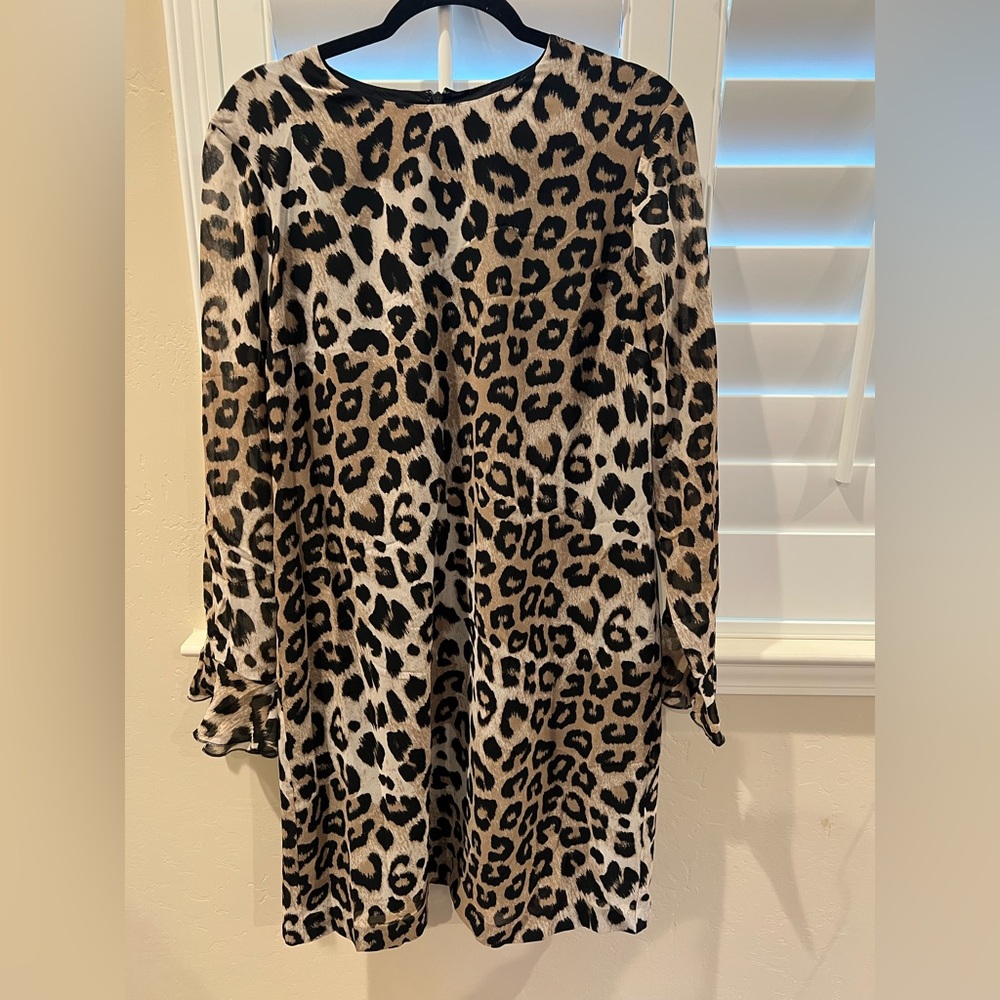Size 14 Banana Republic Leopard Print Dress